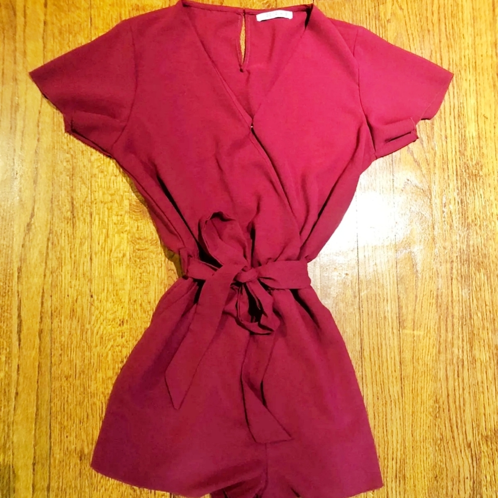 Red romper